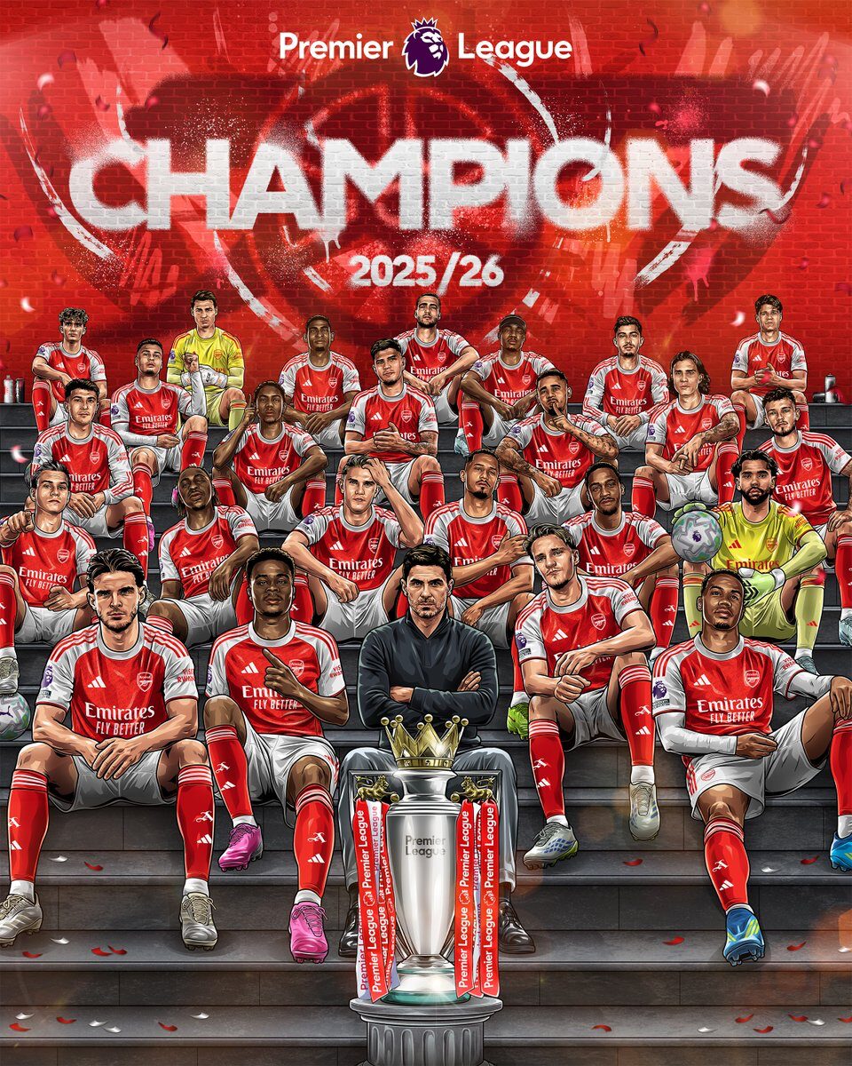 Arsenal are champions!